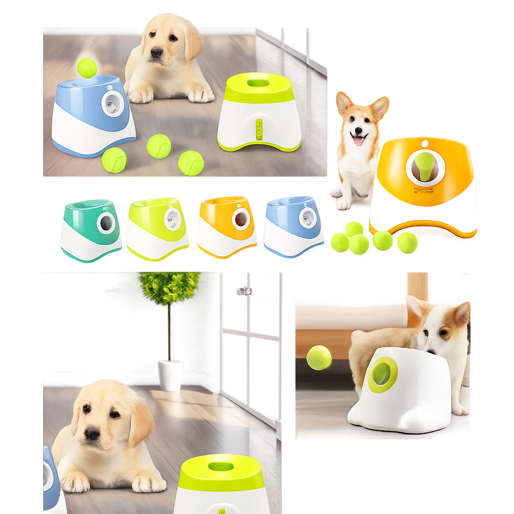 Lanzador Automático de Pelotas para Perros