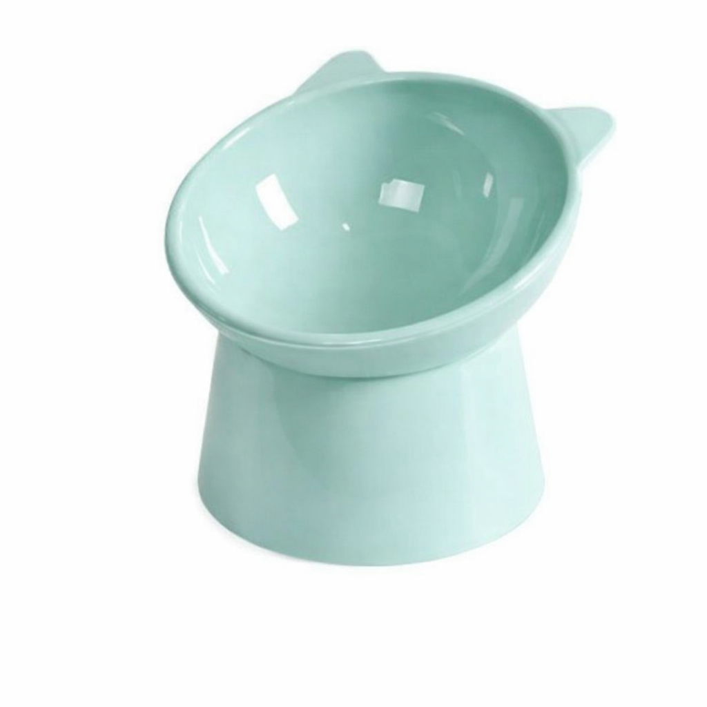 Plato Ergonómico Elevado para Gatos