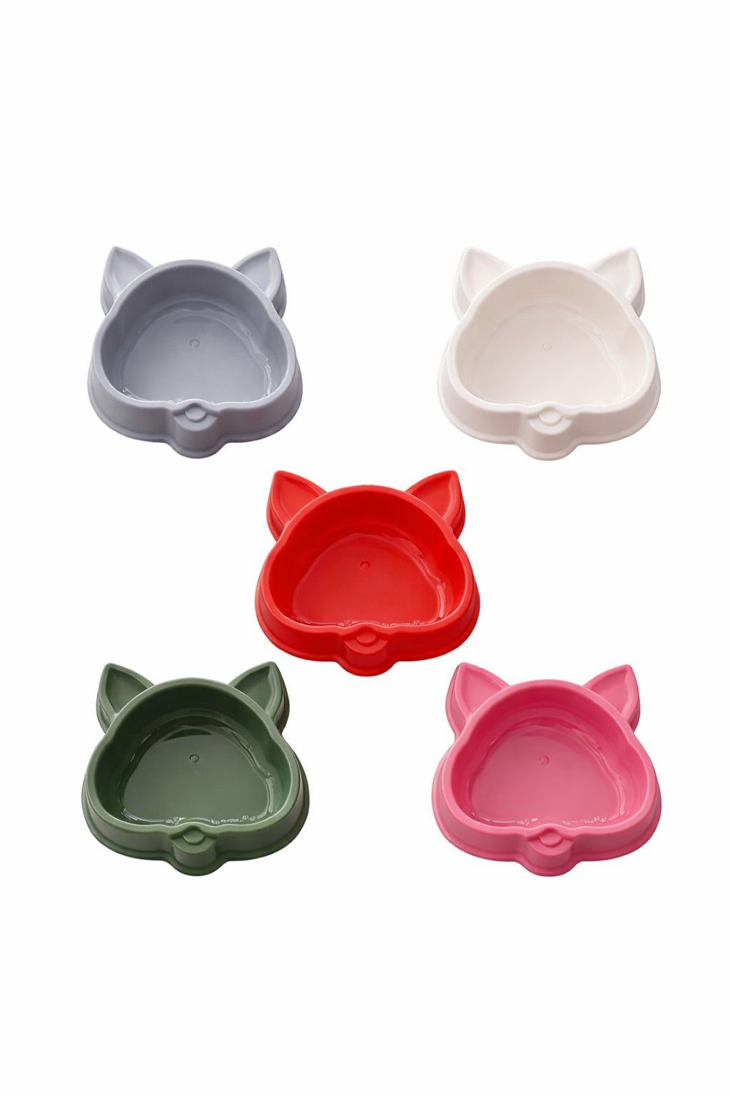 Plato Carita de Gato Pastel para Mascotas