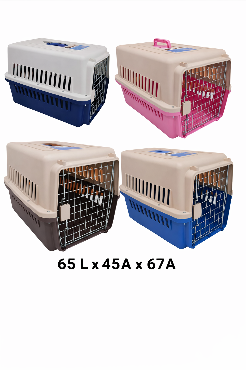 Jaula Transportadora Rígida para Mascotas