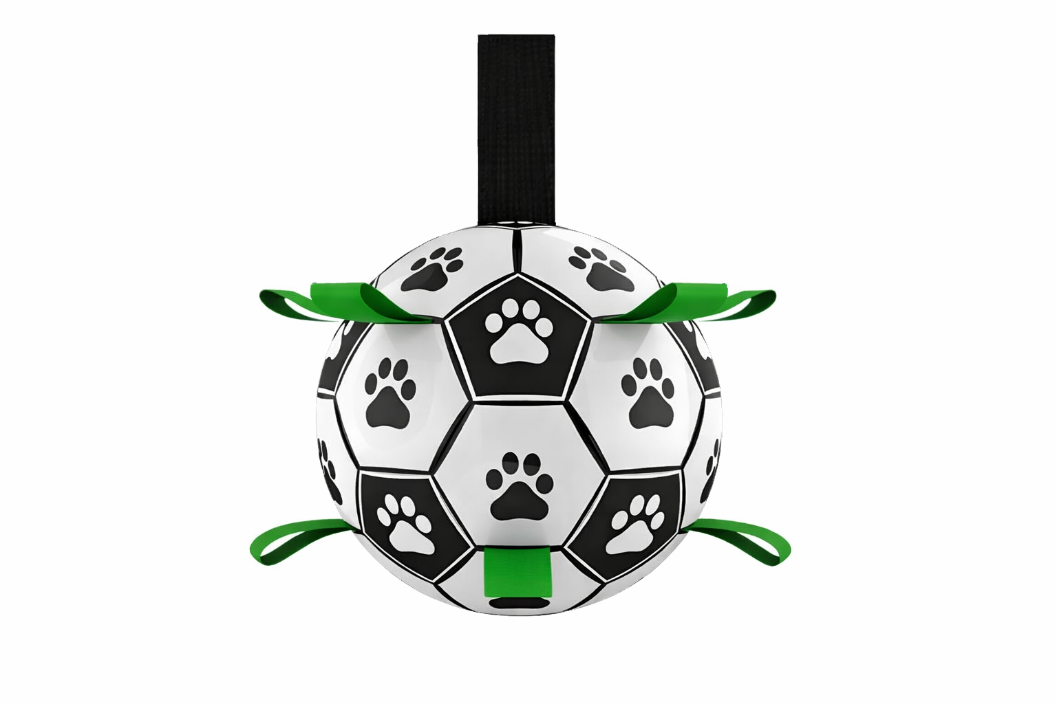 Pelota de Fútbol Interactiva para Perros con Asas